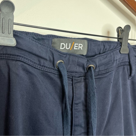 DU/ER Men's Size 31 x 29 N2X Navy Slim Fit No Sweat Jogger Style Pant Cotton - Picture 5 of 11